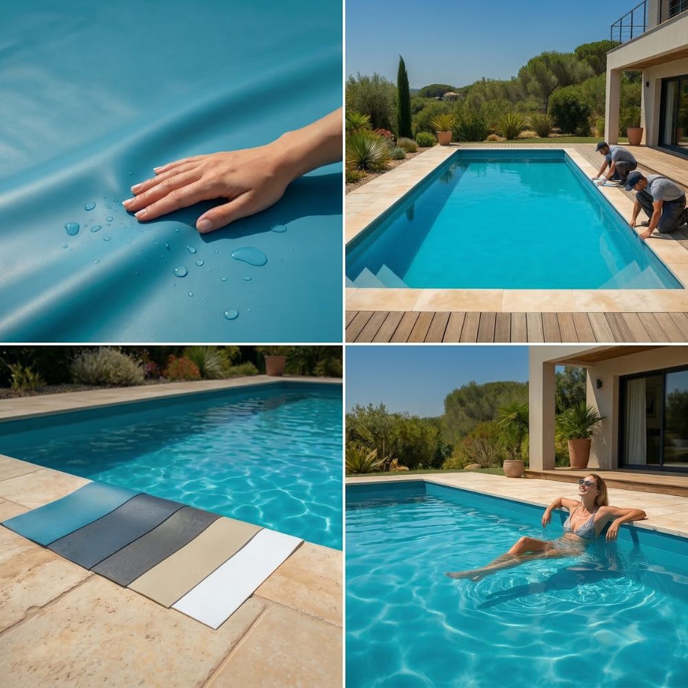 Pose de liner et membrane armée