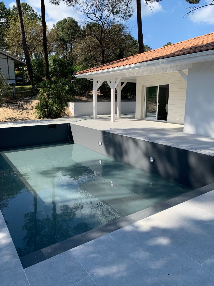Mise en eau de la piscine