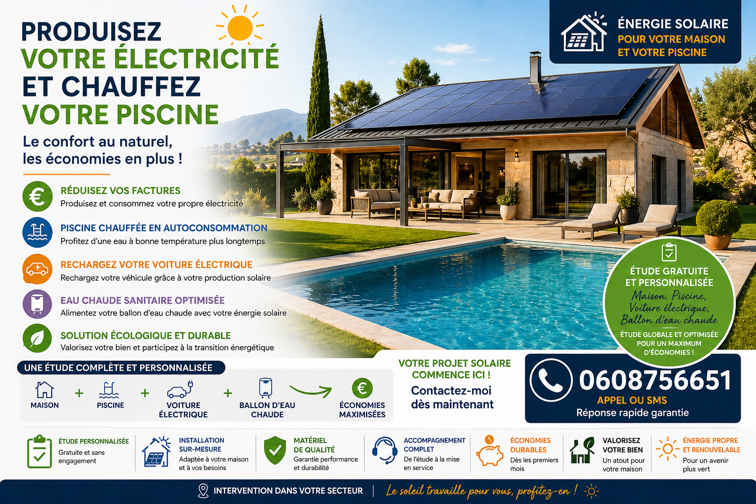 produisez votre electricite et chauffez votre piscine
